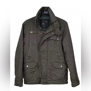 Vtg G-Star Y2k Utility Lined Field Jacket Coat Mens XL-XXL Military Goth Emo